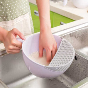 washing bowl 10 300x300 - آبکش برنج شوی دسته دار